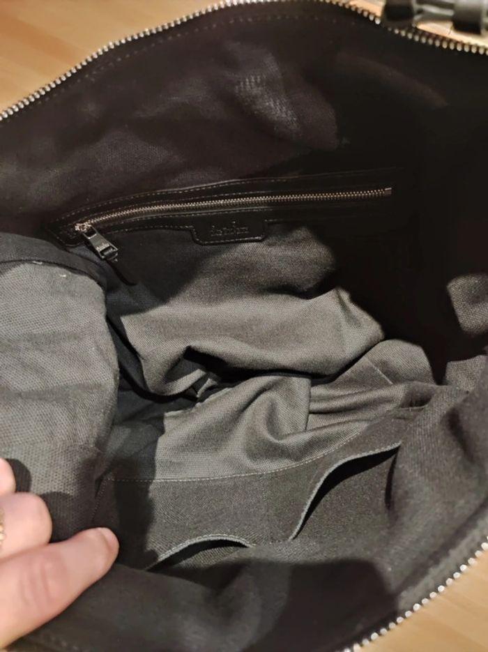 Sac à main Karl Lagerfeld Hobo K/Odina, en 100% cuir d'agneau noir, neuf - photo numéro 14