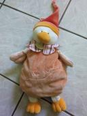 Peluche doudou canard