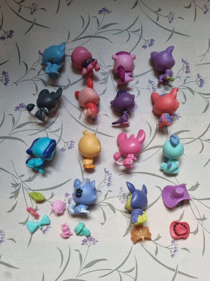 Lot 14 figurines animaux LITTLE petshop collector ! + accessoires - photo numéro 3