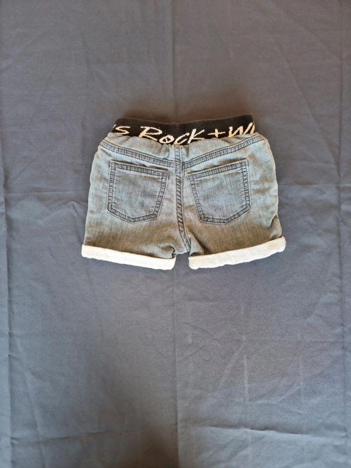 Short jeans 2ans gris IKKS - photo numéro 3