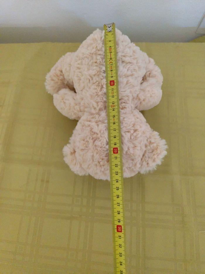 ourson en peluche crème 25 cm - photo numéro 4