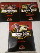 Trois livres Jurassic Park, vintage, rétro, 1993