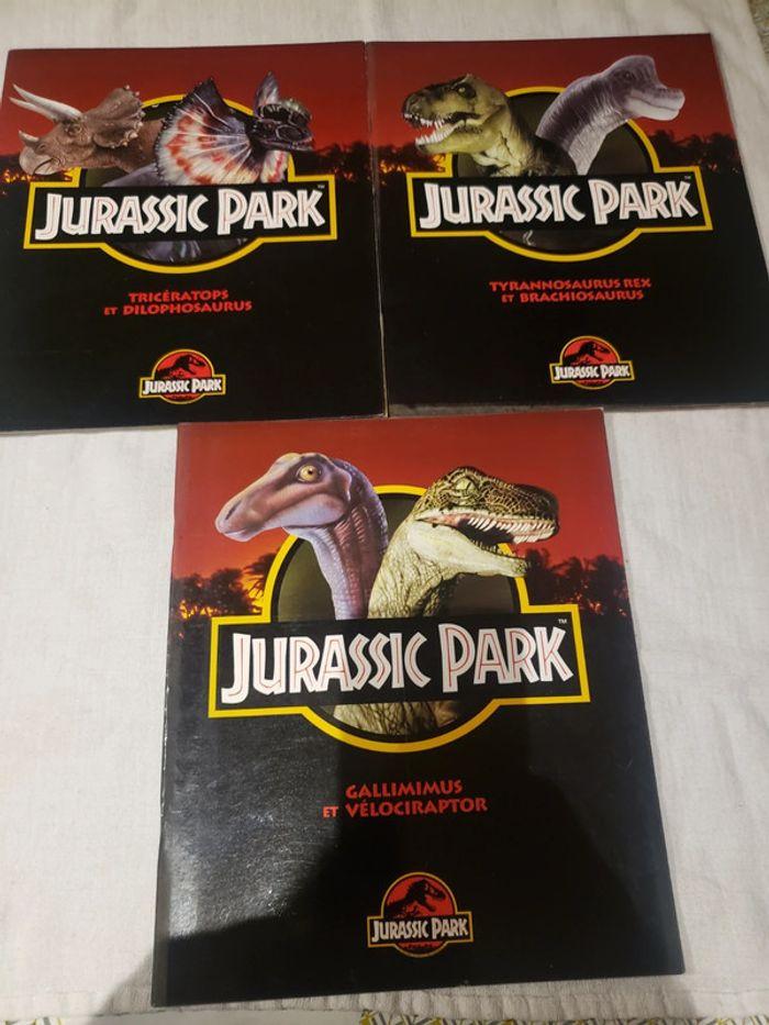 Trois livres Jurassic Park, vintage, rétro, 1993 - photo numéro 1