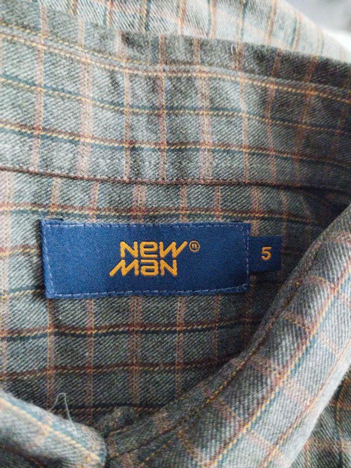 Chemise manches longues à carreaux Newman taille 5/2XL - photo numéro 3