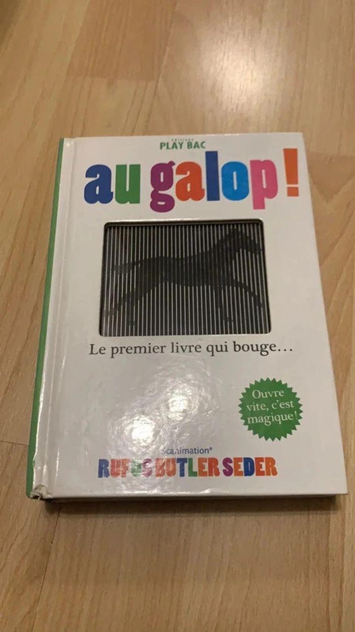 Livre au galop, le premier livre qui bouge - photo numéro 1