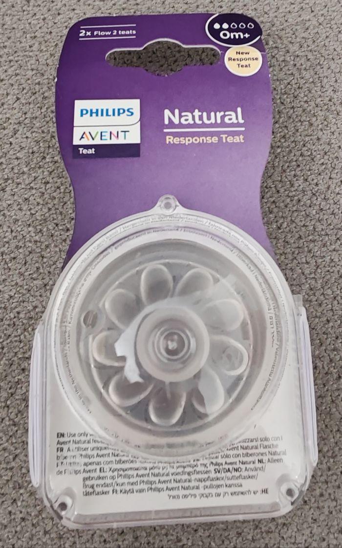 Lot de 4 tétines biberons Philips Avent neuves - photo numéro 1