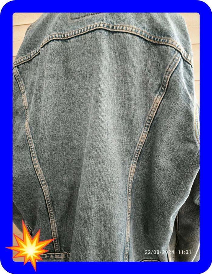 Veste en jeans  bleu clair Levi's vintage taille xxl - photo numéro 6