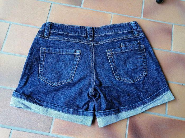 Short en jeans, bleu brut, Pimkie, 36 - photo numéro 2