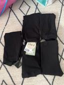 Lot 5 leggings mixte H&M noir