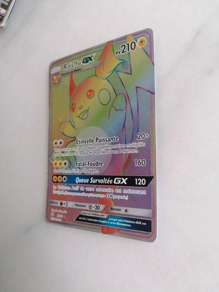 Carte Pokémon raichu gx 75/73 holo - photo numéro 3