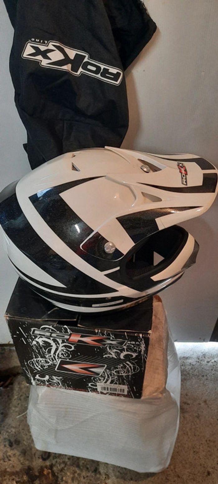 casque moto cross enfant 
taille L
 53/54cm
rokx helmet - photo numéro 6