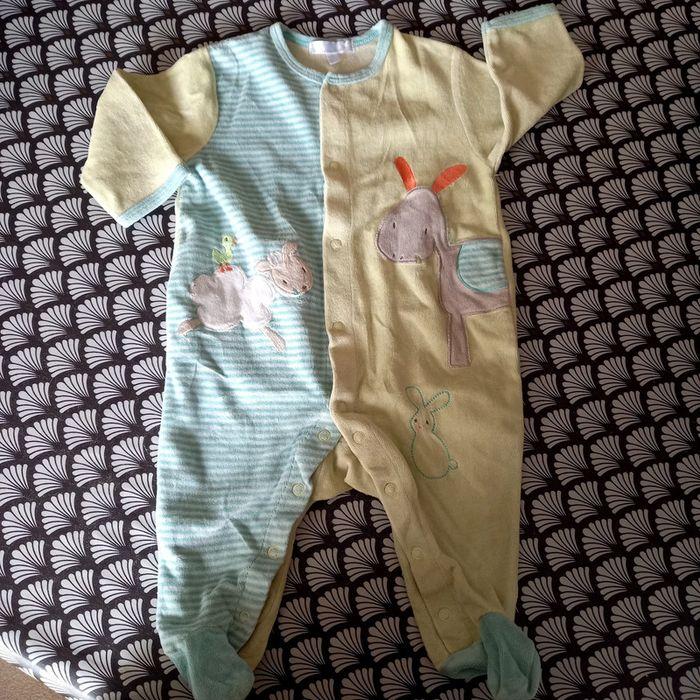 Lot de 3 pyjama garçon 6mois 68cm kitchoun - photo numéro 2