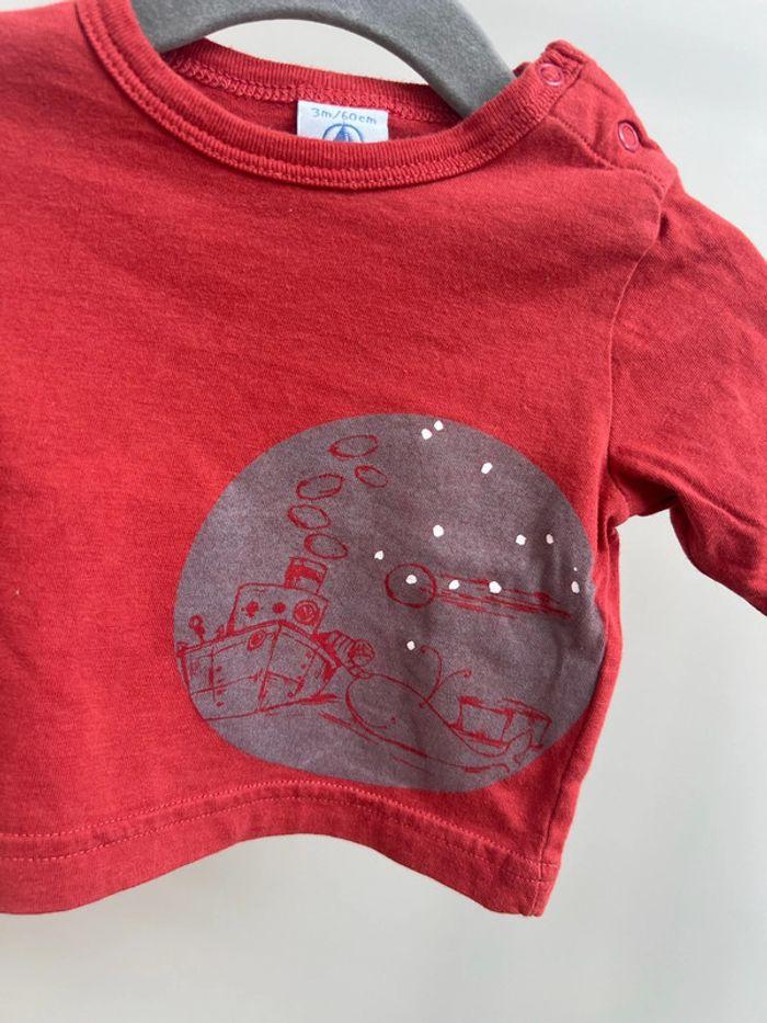 Teeshirt Petit bateau 3 mois - photo numéro 3