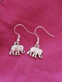 Boucles d'oreilles éléphant