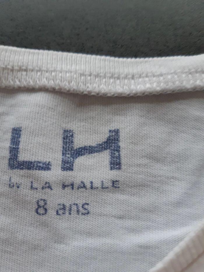 T shirt blanc la halle 8 ans - photo numéro 2