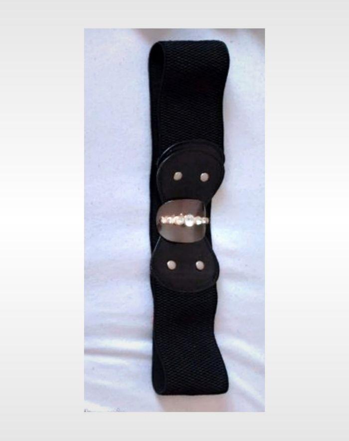 Ceinture large élastique avec bijou strass T.1 - photo numéro 1