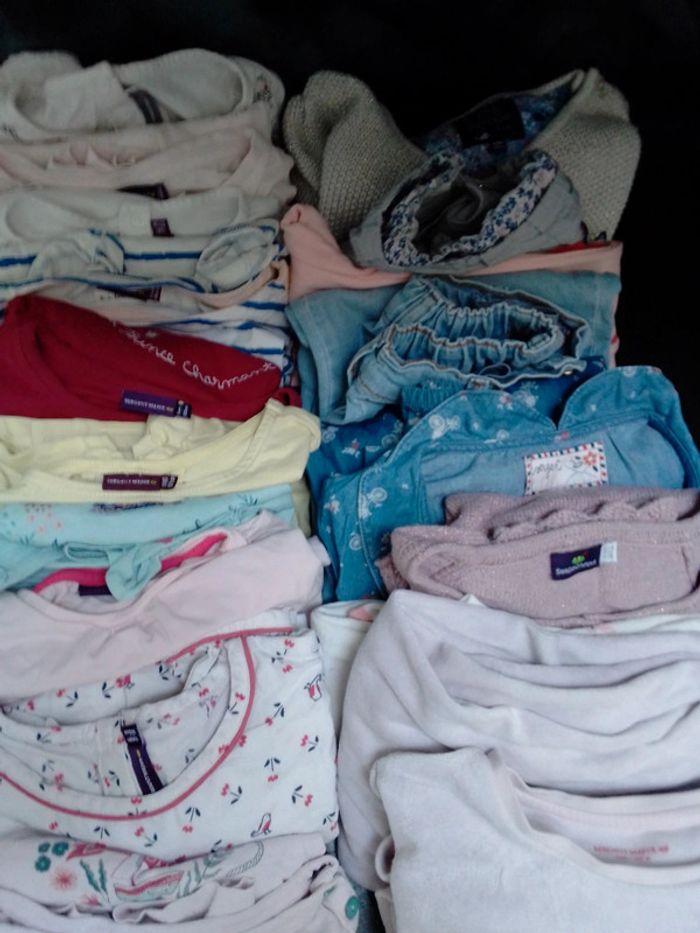 Lot de 18 vêtements sergent major fille 7 , 8, 9 et 10 ans - photo numéro 1