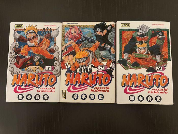 Manga Naruto - 3 tomes (tome n° 2 offert car usé) - photo numéro 1