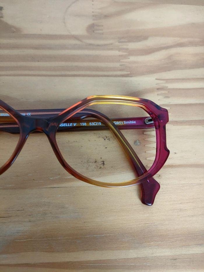 Lunettes originale orange et rose monture plastique - photo numéro 3