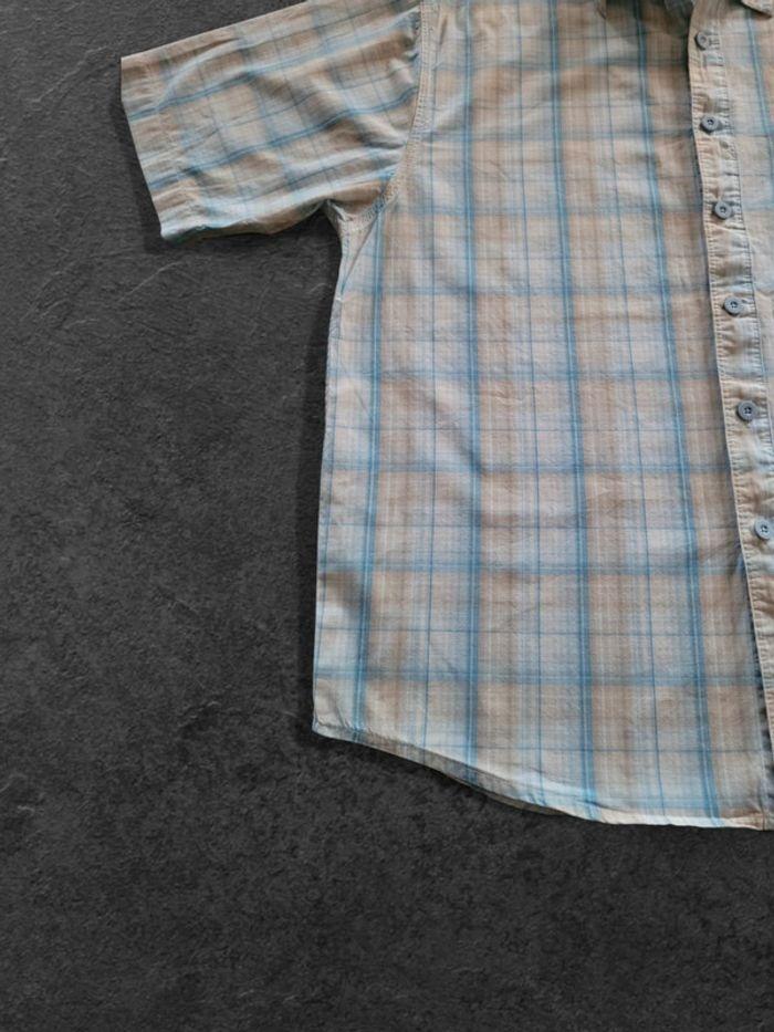 Chemise Manches Courte Dickies Carreaux Bleu Taille M Original - photo numéro 4