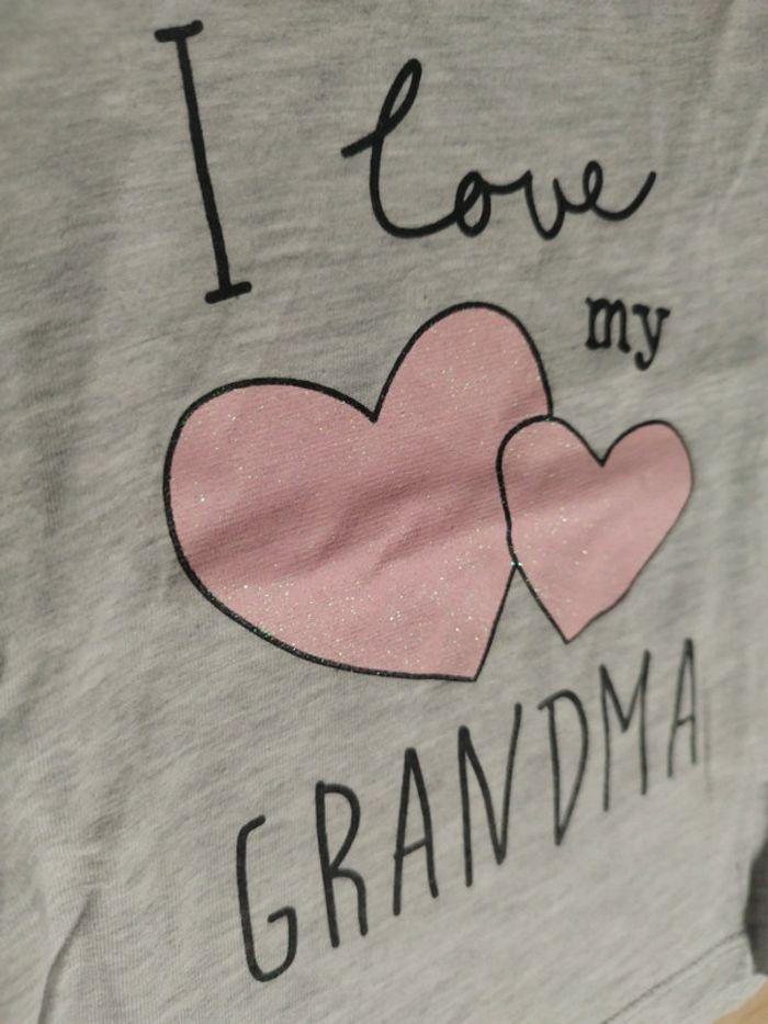 💮🌸 t-shirt j'aime ma grand-mère 🌸💮 - photo numéro 2