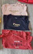 Lot vêtements  fille 6 mois (37 pièces)