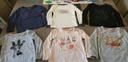 6 tee-shirts manches longues 4/5ans