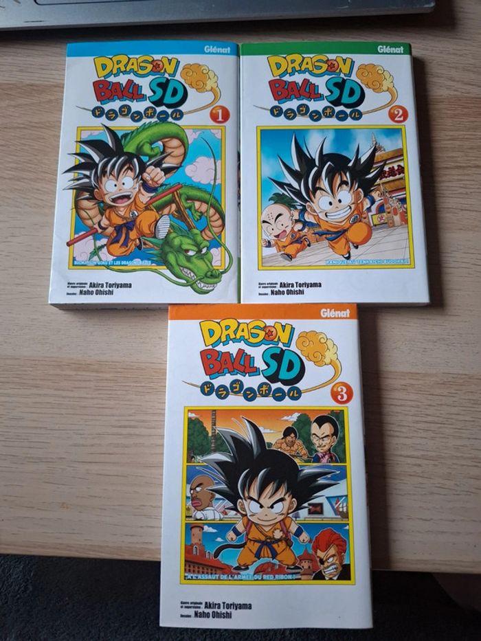 Les 3 premiers tomes de dragon ball SD - photo numéro 1