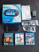 PS Vita complète avec 3 jeux