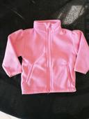 Gilet polaire rose claire 6 mois