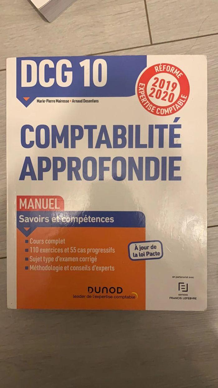 DCG 10 comptabilité approfondie - photo numéro 1