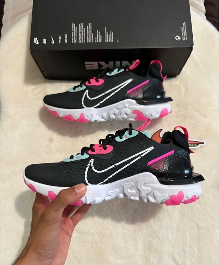 Nike React Vision White Pink - photo numéro 8