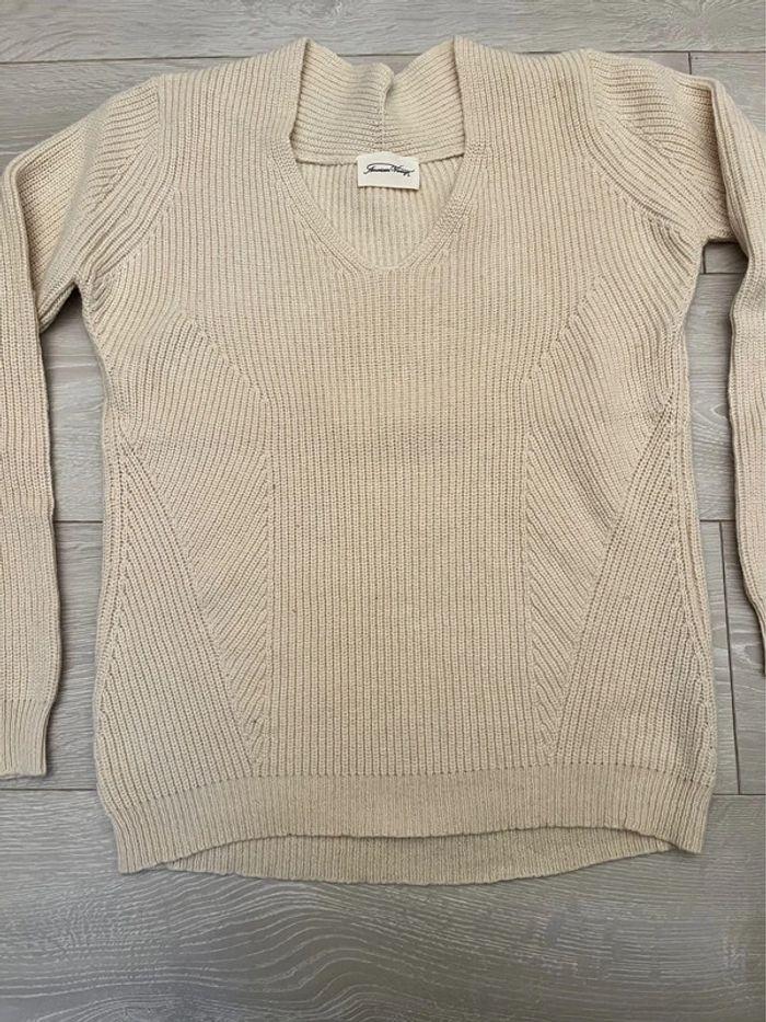 Pull American Vintage beige - photo numéro 3