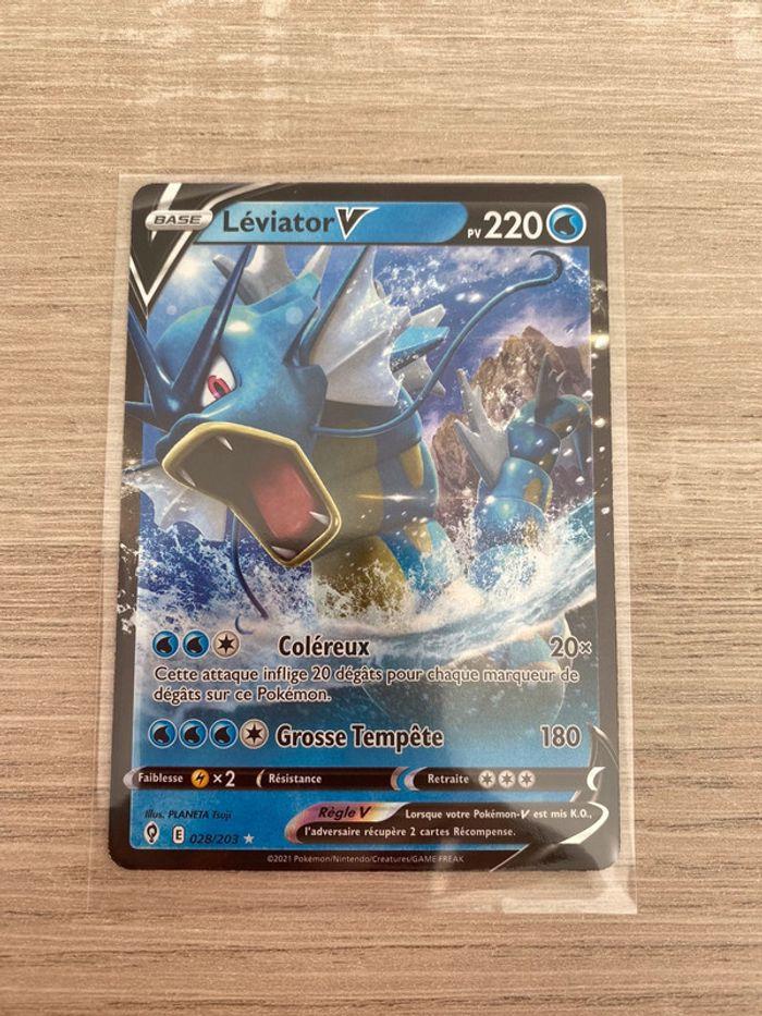 Carte Pokémon Leviator V - photo numéro 1