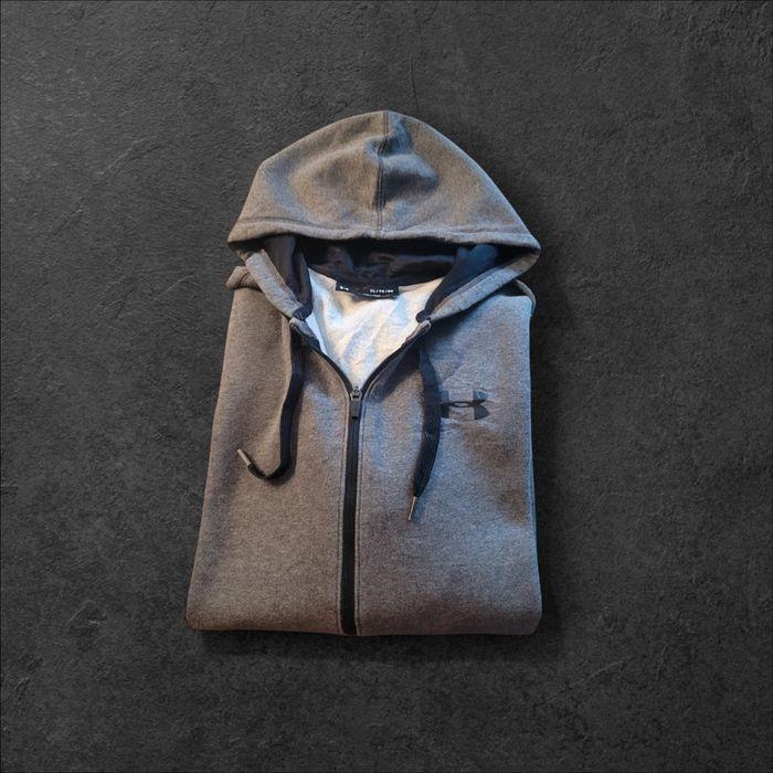 Veste zip Gris Under Armour Taille XL Logo Thermocollant - photo numéro 3