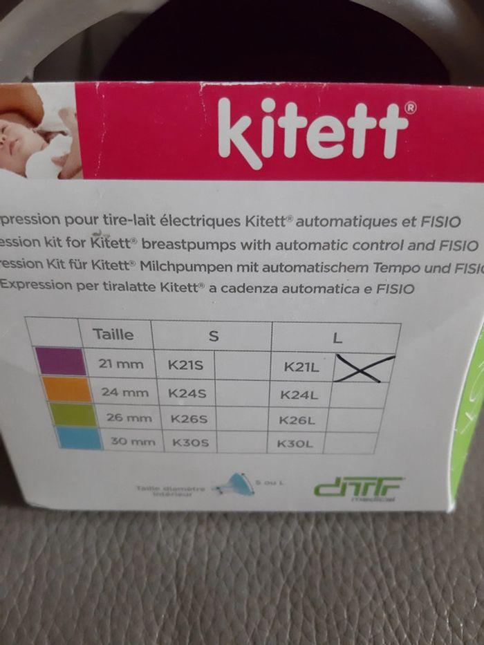 Kit expression pour tire-lait kitett simple - taille L - 21 mm - photo numéro 4