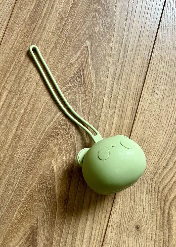 Boîte à tétine en silicone sans BPA (vert olive) - Airfish - photo numéro 1