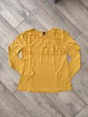 T shirt jaune moutarde