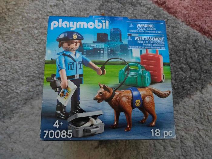 Playmobil Oeuf - Policier avec Chien et accesoires - 70085 - photo numéro 2