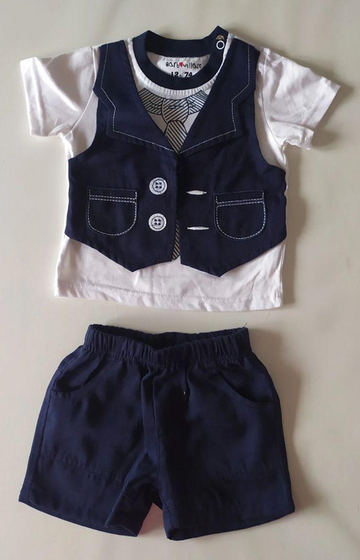 Ensemble short et T shirt enfant - photo numéro 1