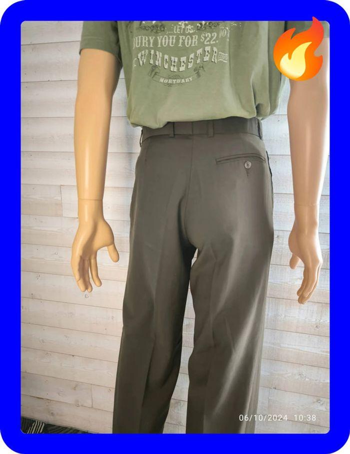 Pantalon vintage de ville vert olive  st Michael taille 38 (s) - photo numéro 5