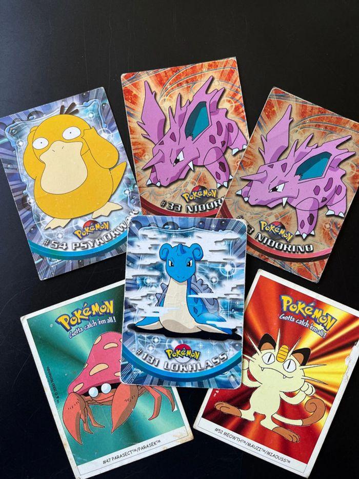 Lot de cartes Pokémon 4 Topps / 2 Dunkin - photo numéro 1