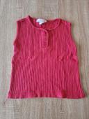 T-shirt sans manche rouge taille 6 ans 114 cm