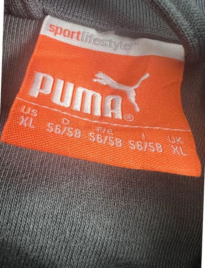 👕 Veste de Sport Puma logo brodé Gris Taille XL 👕 - photo numéro 8