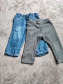 Lot de 2 pantalons 9 mois Brioche/canada house