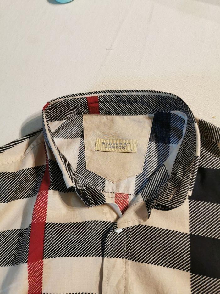 Chemise burberry taille L coton automne hiver - photo numéro 6