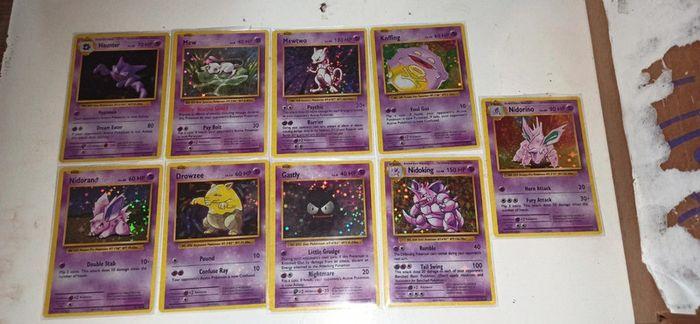 Carte Holo Pokémon 2016 Lot de 9 cartes . prix cadeaux - photo numéro 1