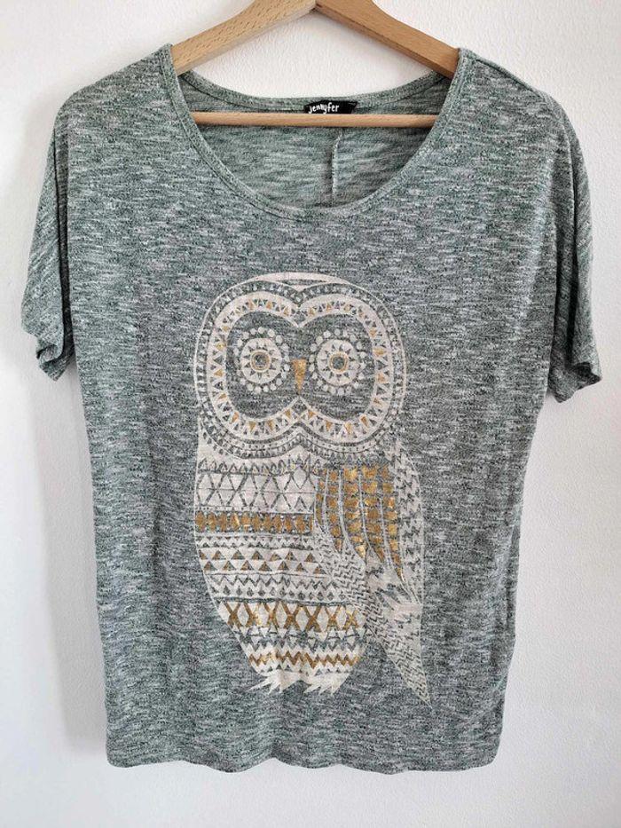 tee shirt hibou Jennyfer - photo numéro 1