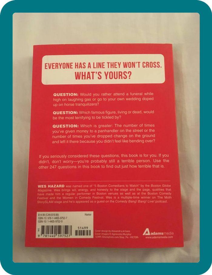 Questions for Terrible People: 250 Questions You'll Be Ashamed to Answer en Version Originale - photo numéro 2