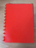 Cahier spirale A4 rouge